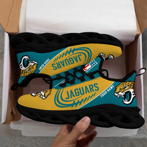 Ideafootwear Jacksonville Jaguars Max Soul Shoes Sneakers For Men And Women