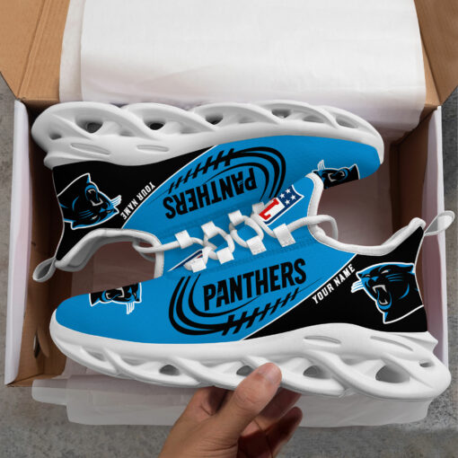 Ideafootwear Carolina Panthers Max Soul Shoes Sneakers For Men And Women