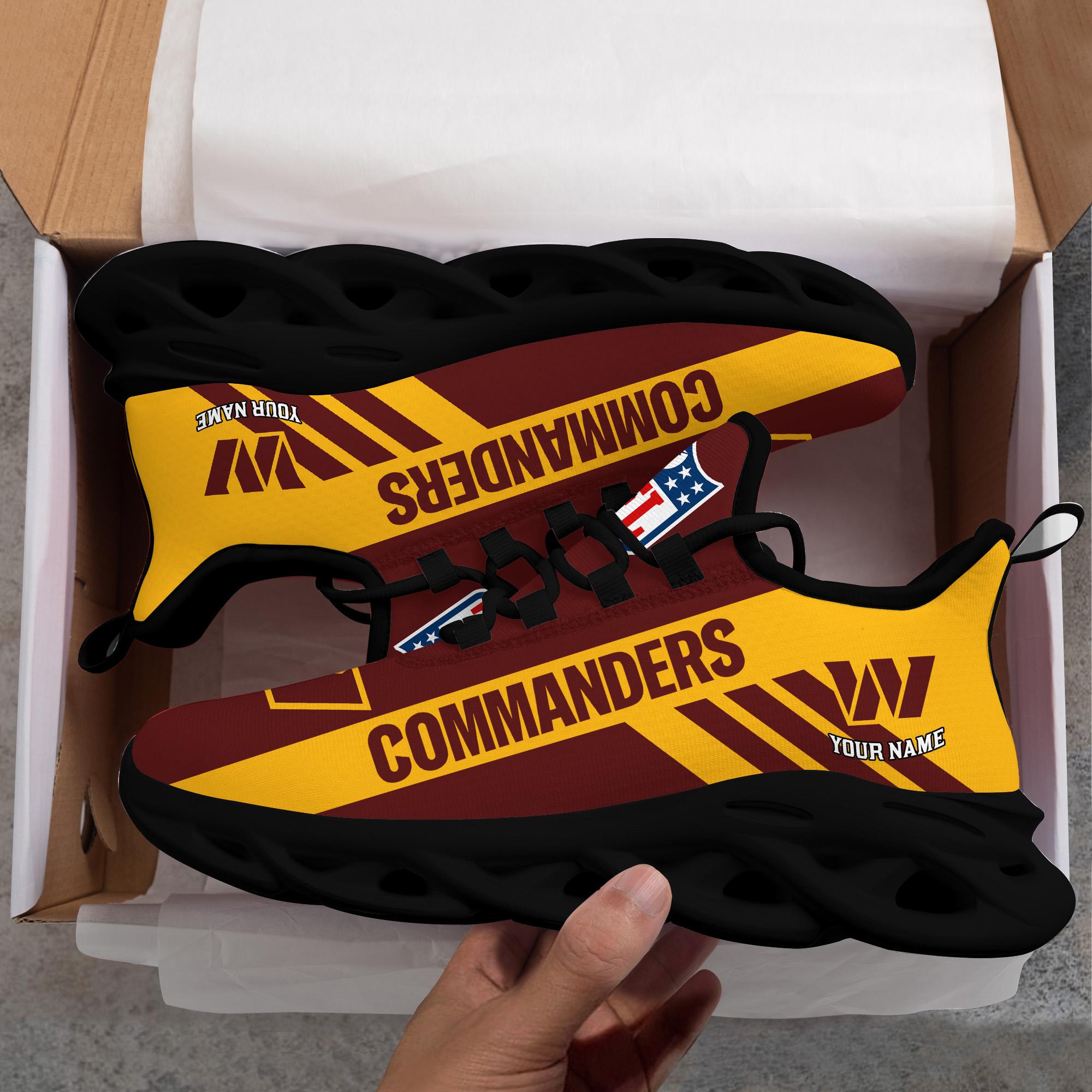 Ideafootwear Washington Commanders Max Soul Shoes Sneakers For Men And Women