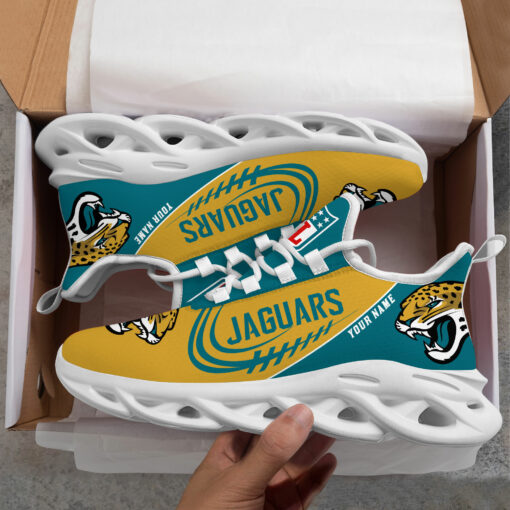 Ideafootwear Jacksonville Jaguars Max Soul Shoes Sneakers For Men And Women