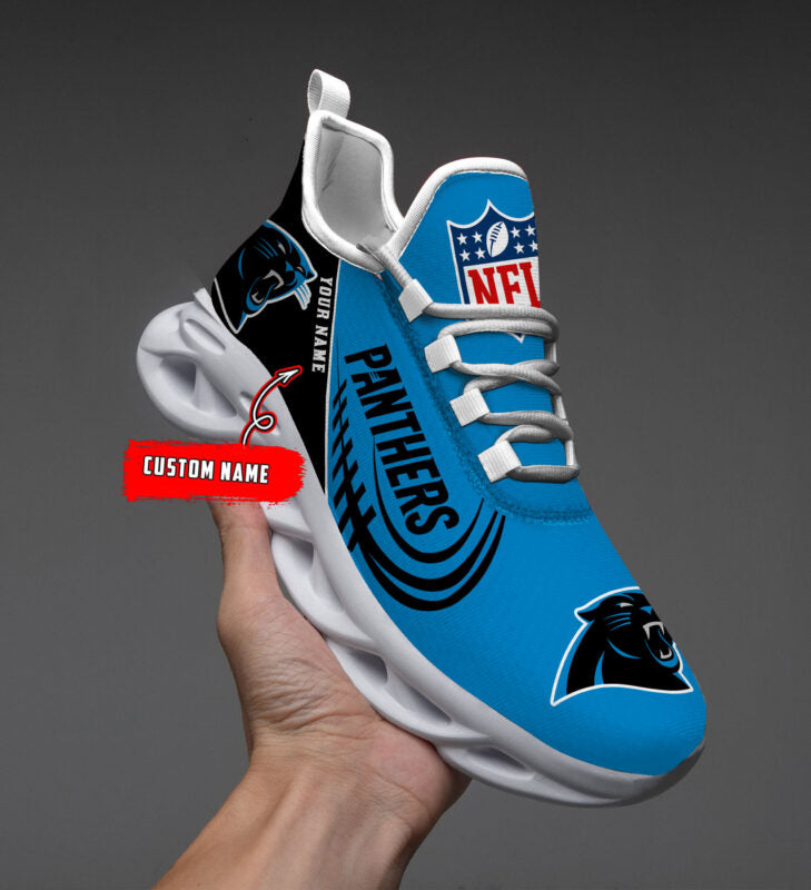 Ideafootwear Carolina Panthers Max Soul Shoes Sneakers For Men And Women