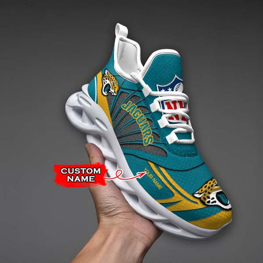 Ideafootwear Jacksonville Jaguars Max Soul Shoes Sneakers For Men And Women