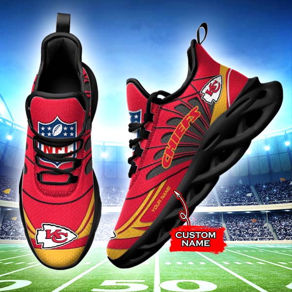 Ideafootwear Kansas City Chiefs Max Soul Shoes Sneakers For Men And Women