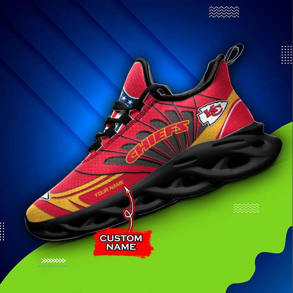 Ideafootwear Kansas City Chiefs Max Soul Shoes Sneakers For Men And Women