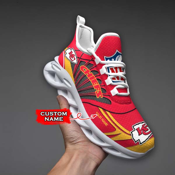 Ideafootwear Kansas City Chiefs Max Soul Shoes Sneakers For Men And Women