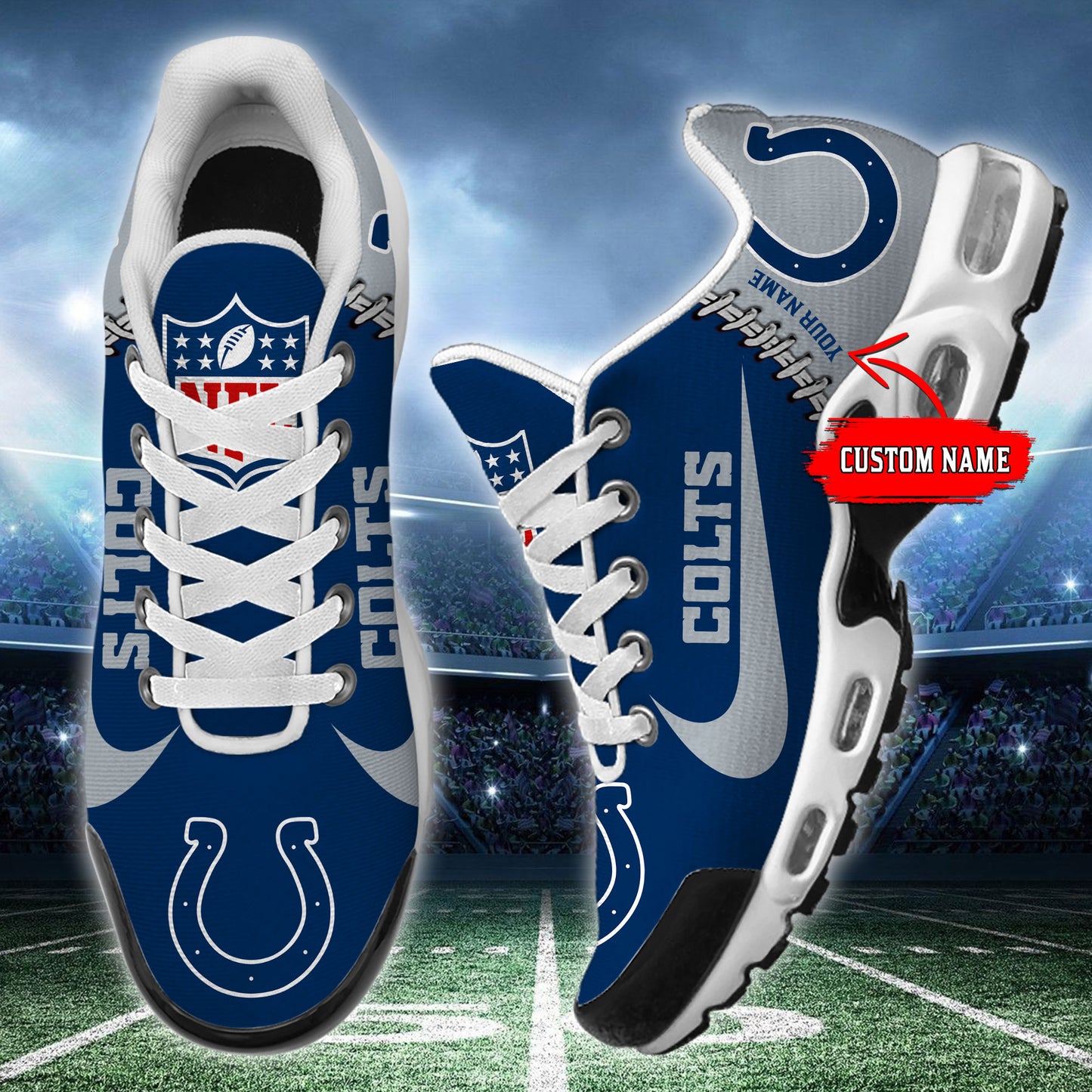 Ideafootwear Indianapolis Colts TN Shoes Sneakers For Men And Women