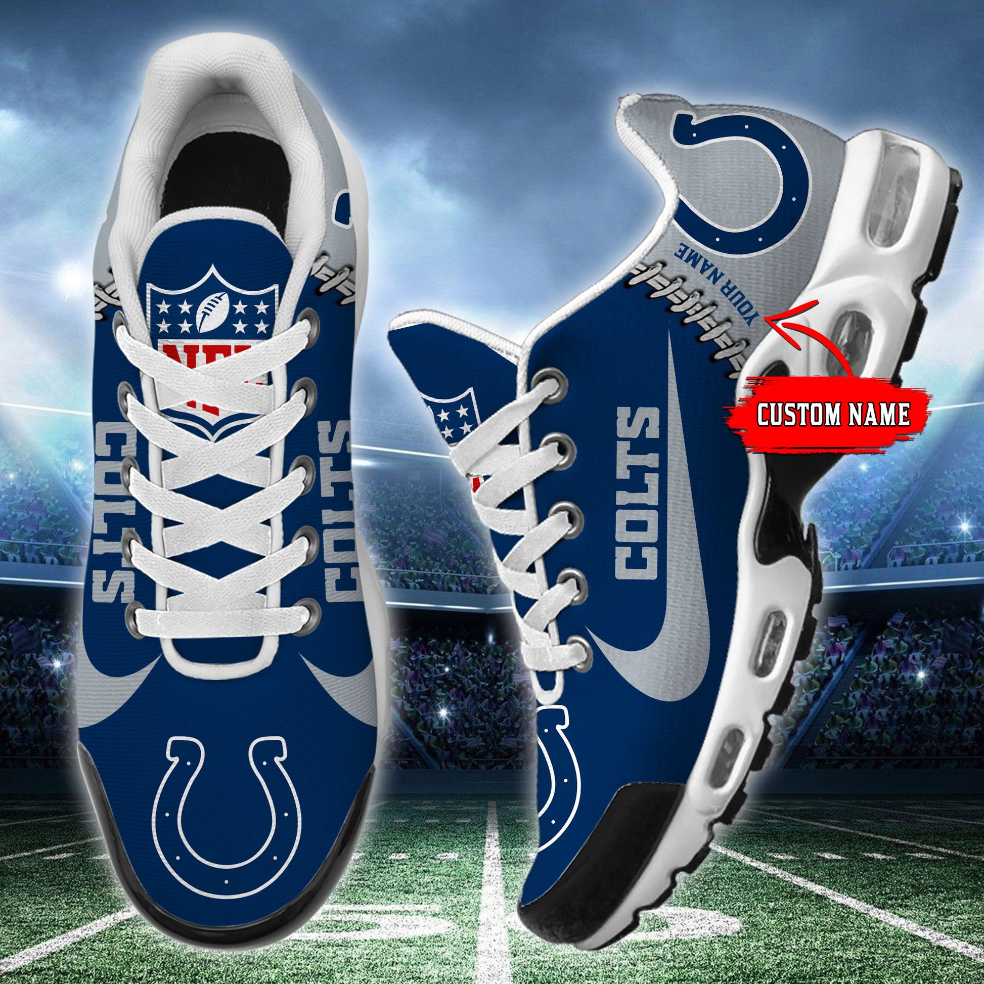 Ideafootwear Indianapolis Colts TN Shoes Sneakers For Men And Women