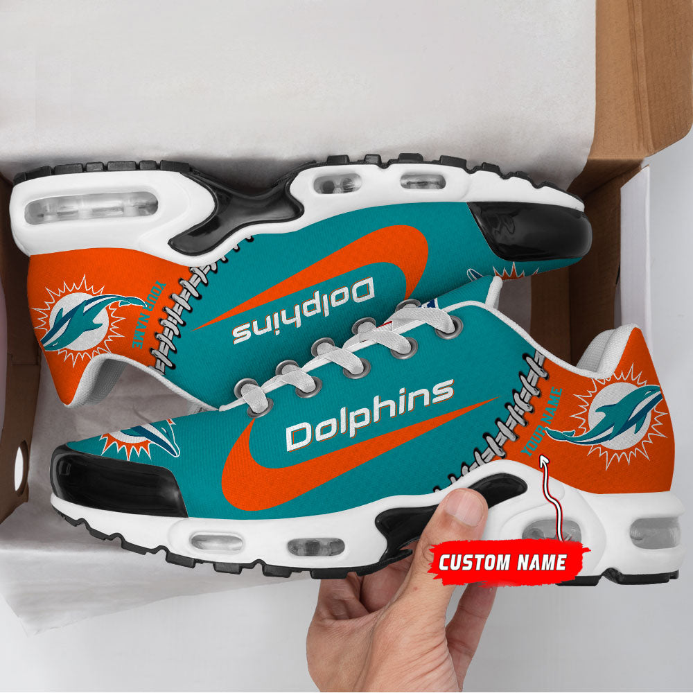 Ideafootwear Miami Dolphins TN Shoes Sneakers For Men And Women