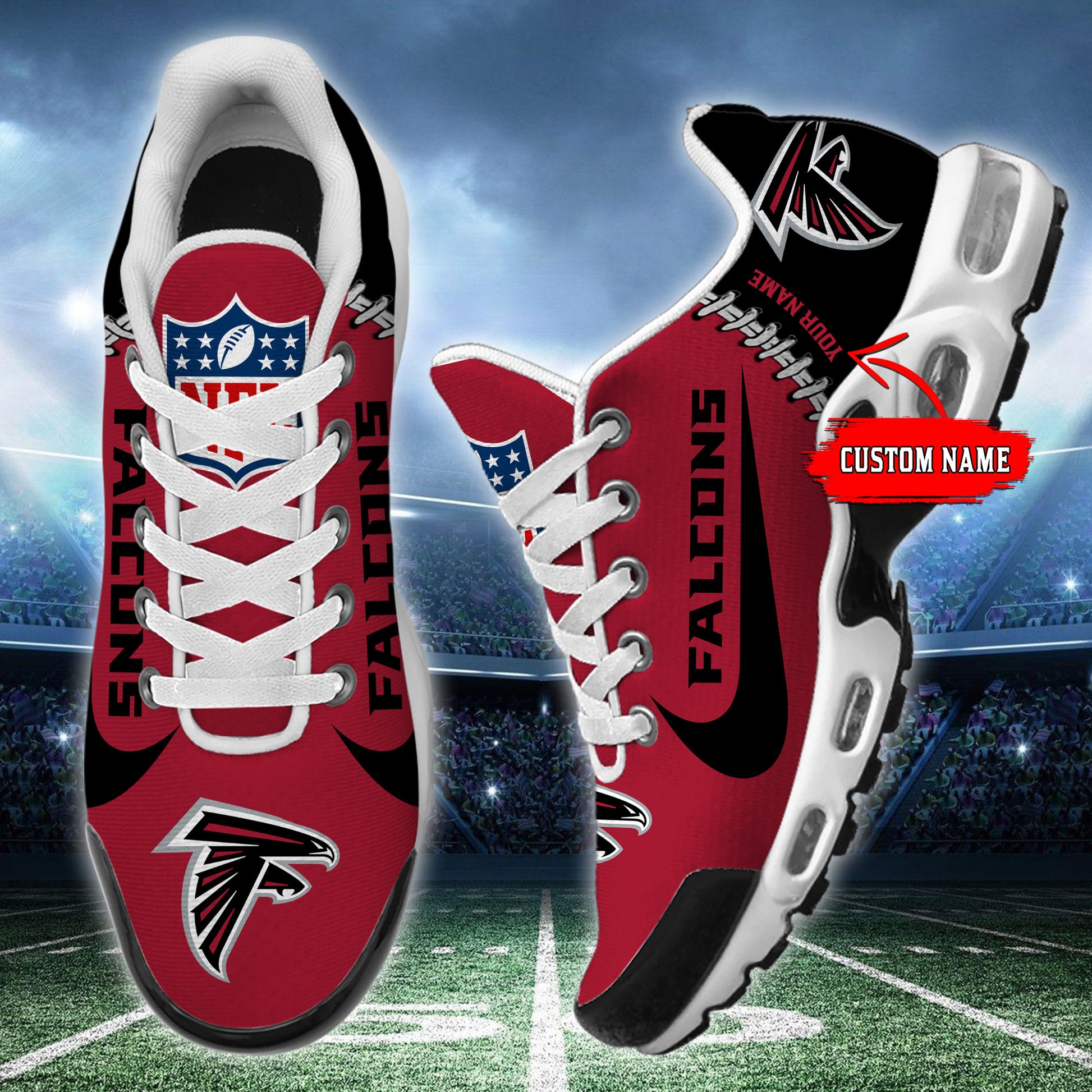 Ideafootwear Atlanta Falcons TN Shoes Sneakers For Men And Women