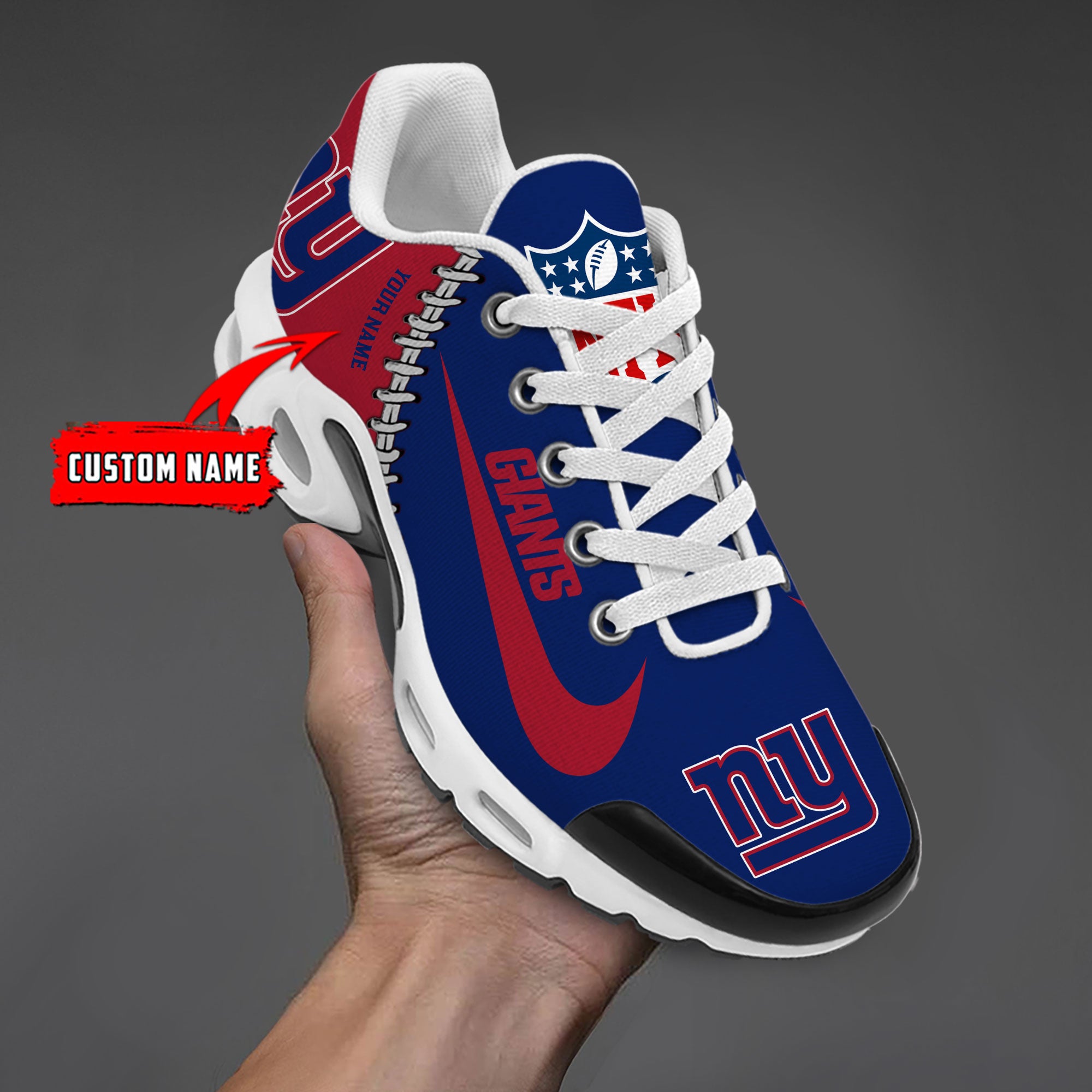 Ideafootwear New York Giants TN Shoes Sneakers For Men And Women