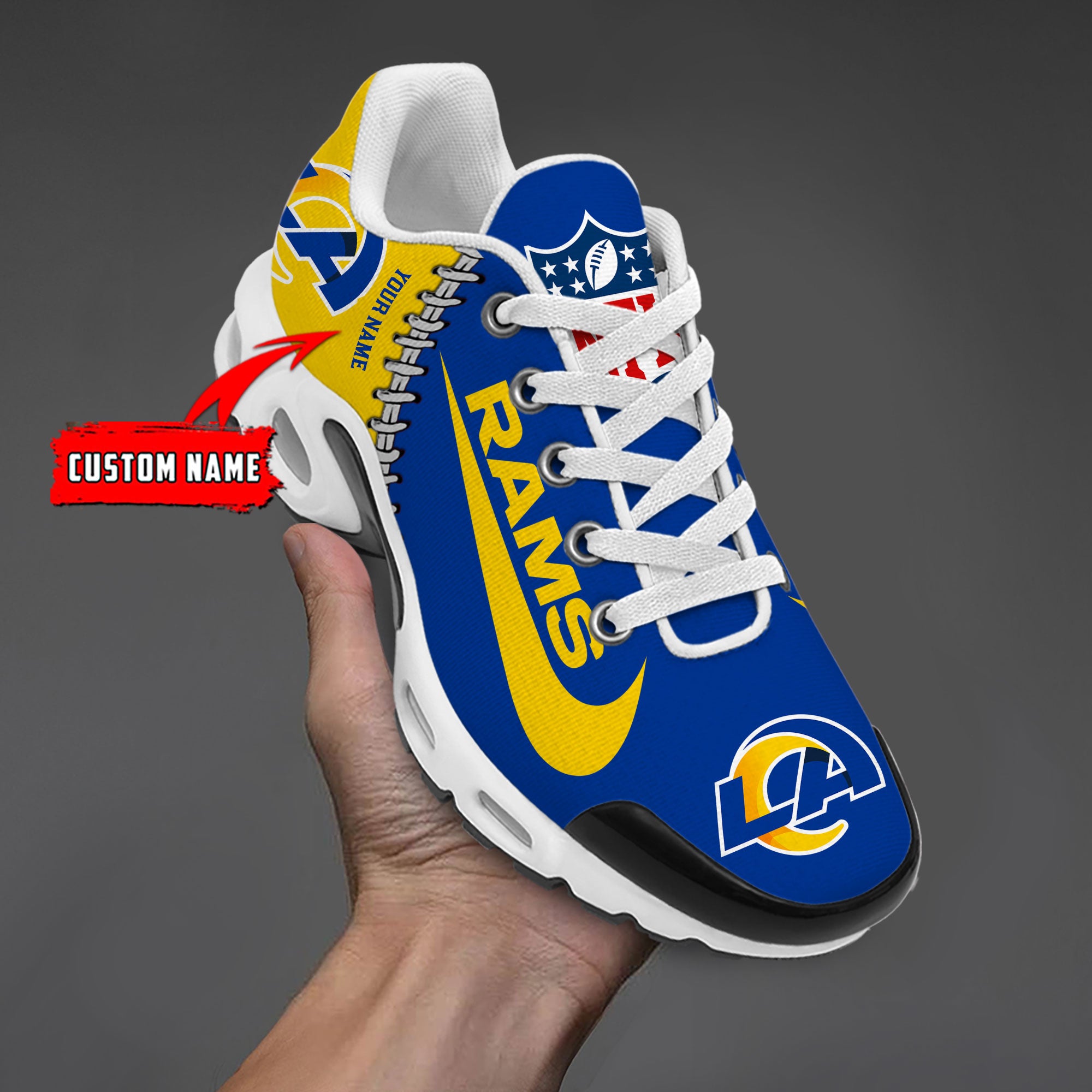 Ideafootwear Los Angeles Rams TN Shoes Sneakers For Men And Women