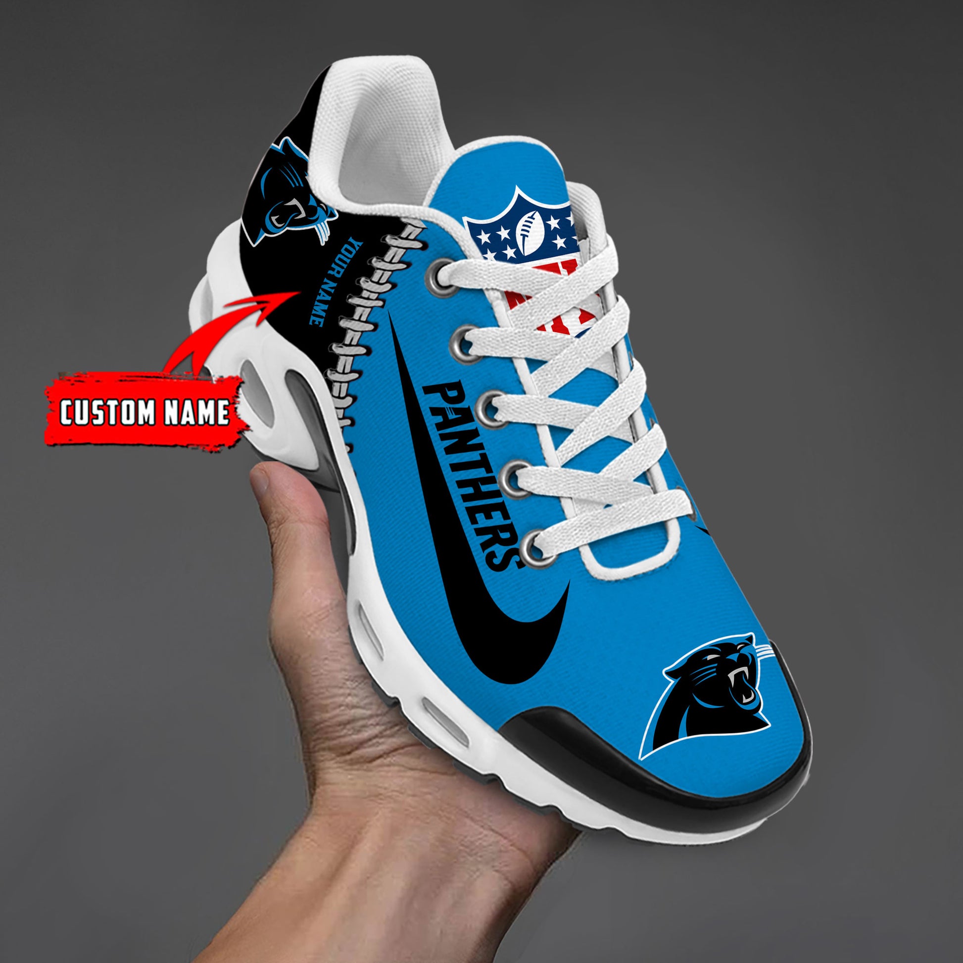 Ideafootwear Carolina Panthers TN Shoes Sneakers For Men And Women