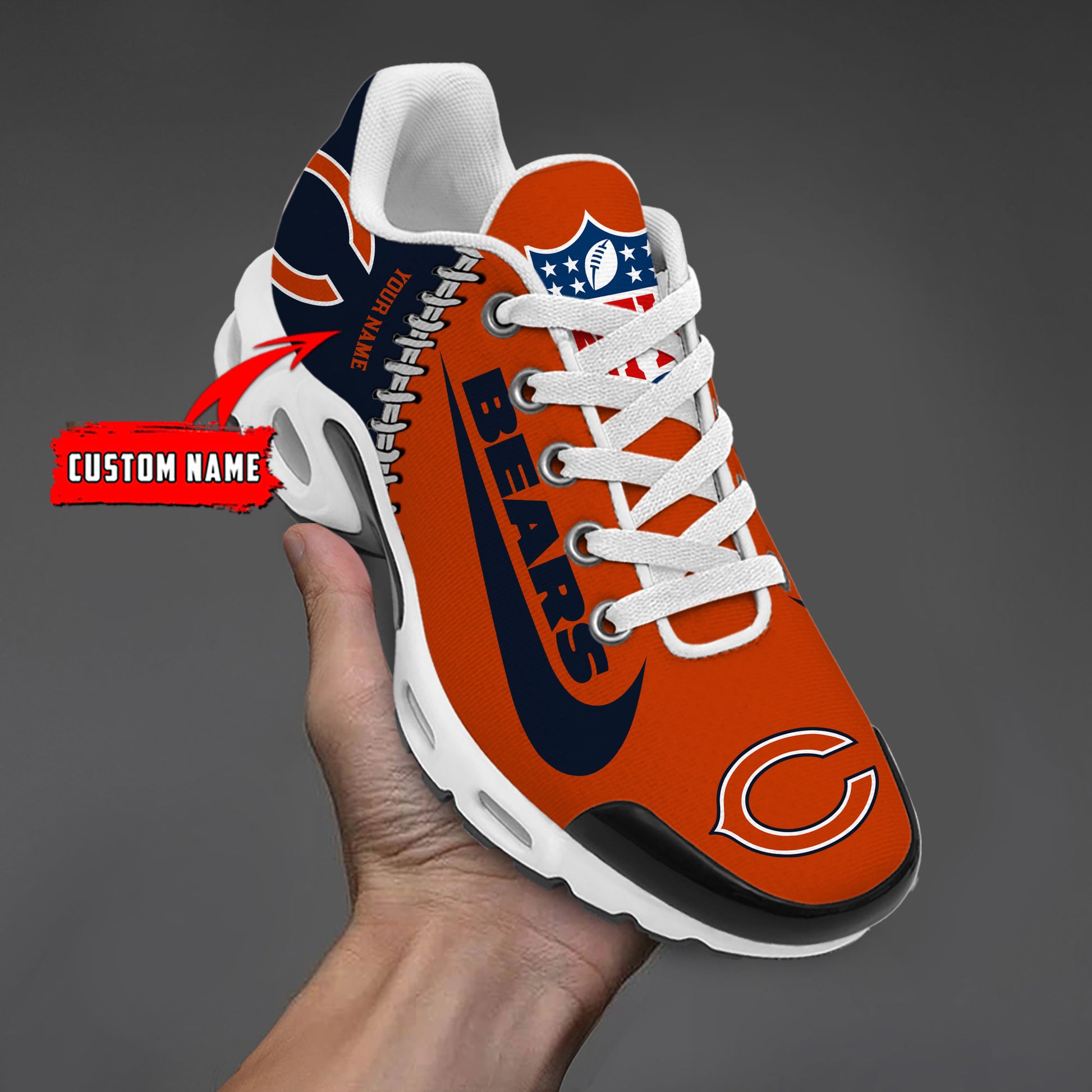 Ideafootwear Chicago Bears TN Shoes Sneakers For Men And Women