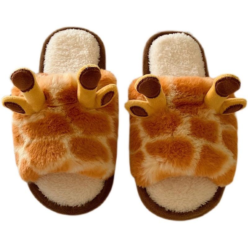 Giraffe Cozy Slippers