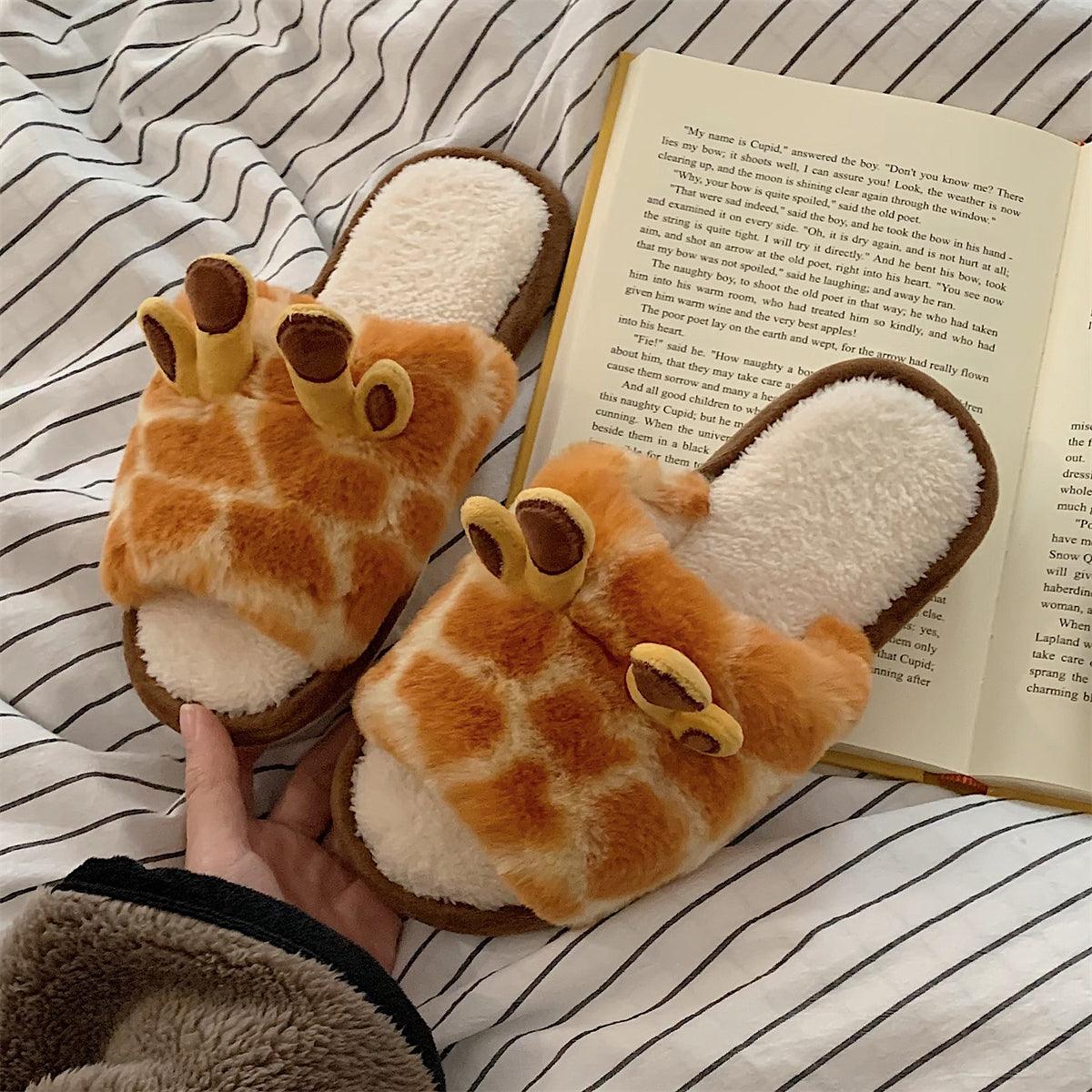 Giraffe Cozy Slippers
