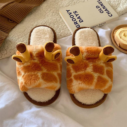 Giraffe Cozy Slippers
