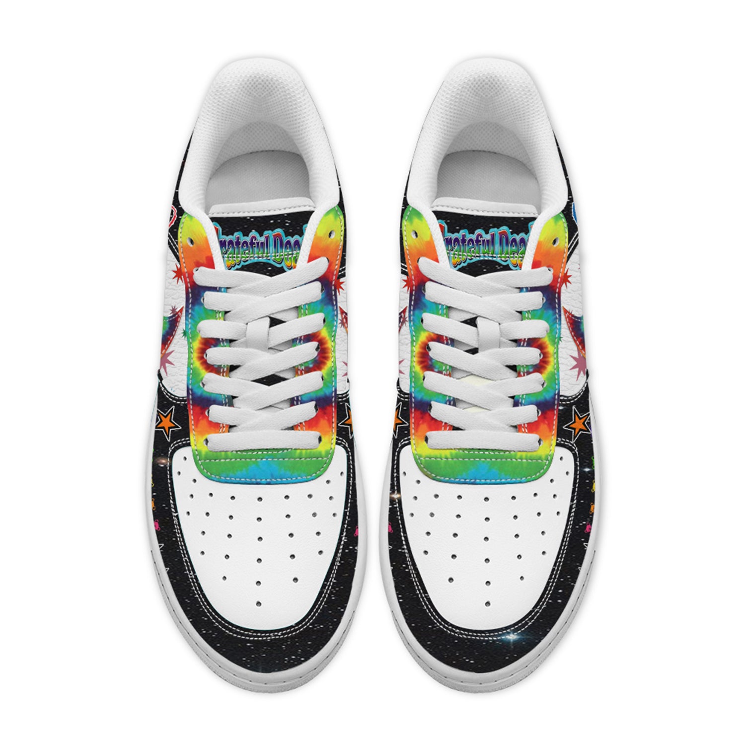 Ideafootwear Grateful Dead Air Low-Top Sneakers Shoes For Men And Women 5
