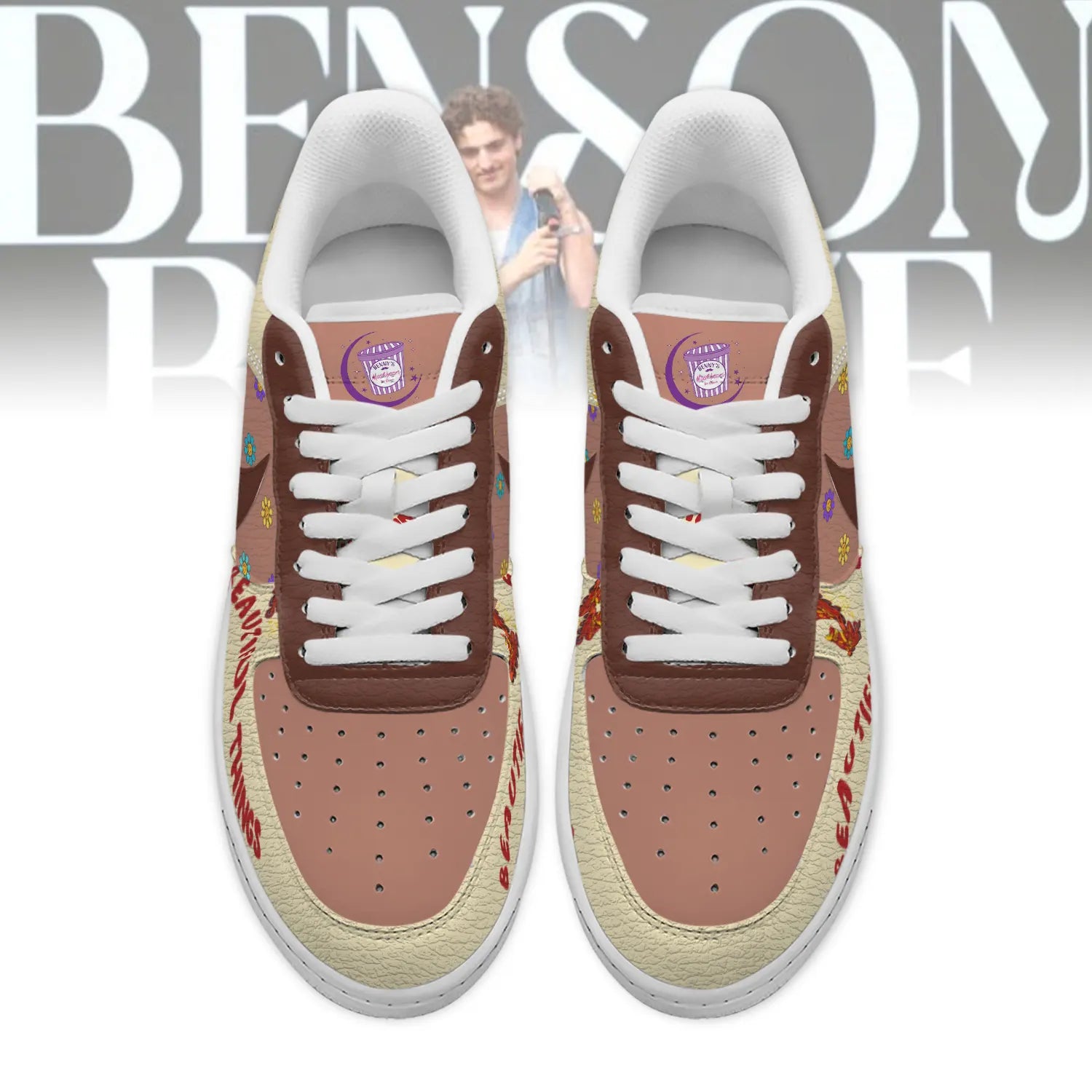 Ideafootwear Benson Boone Air Low-Top Sneakers Shoes For Men And Women 1