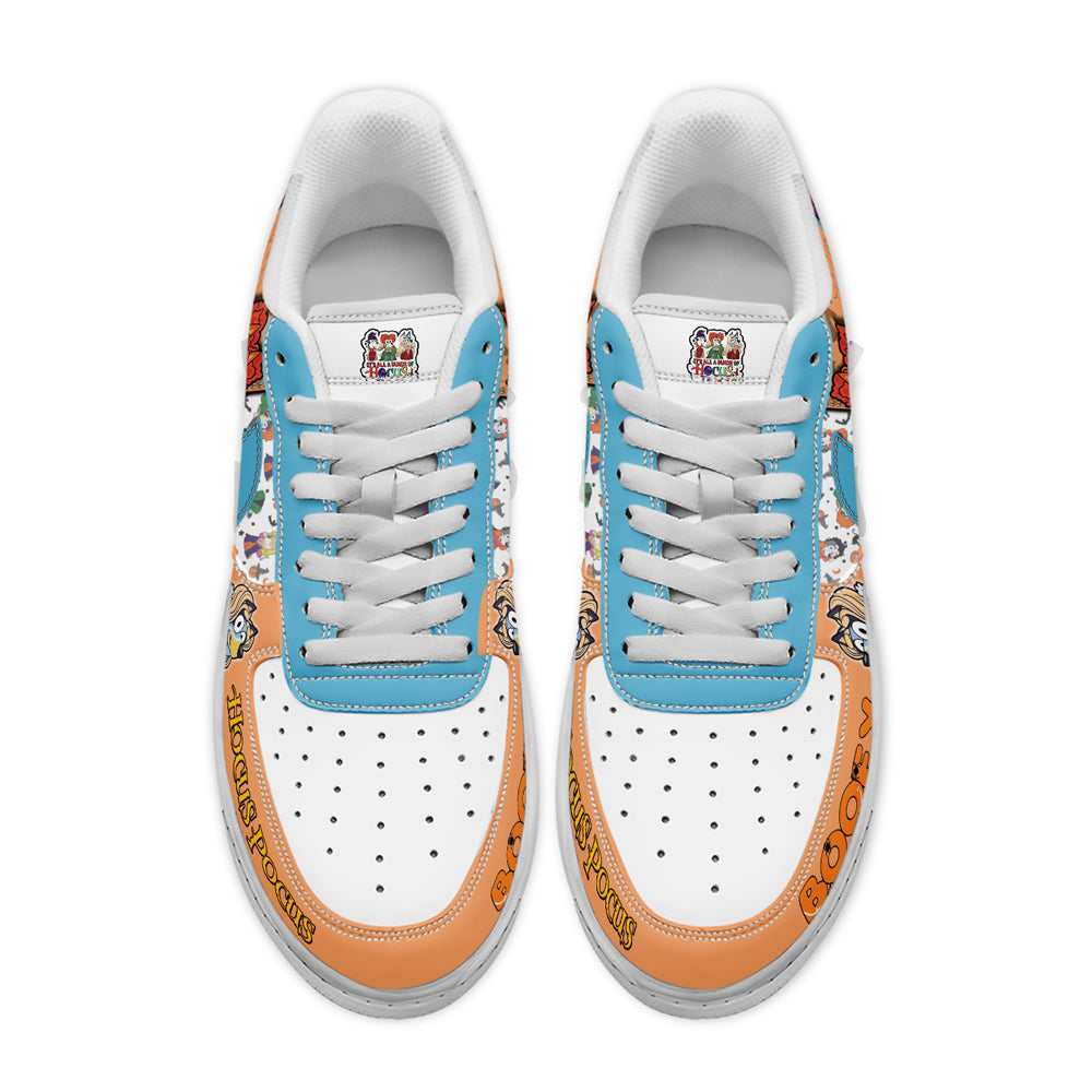 Ideafootwear Bluey Hocus Pocus x Halloween Air Low-Top Sneakers Shoes For Men And Women 3
