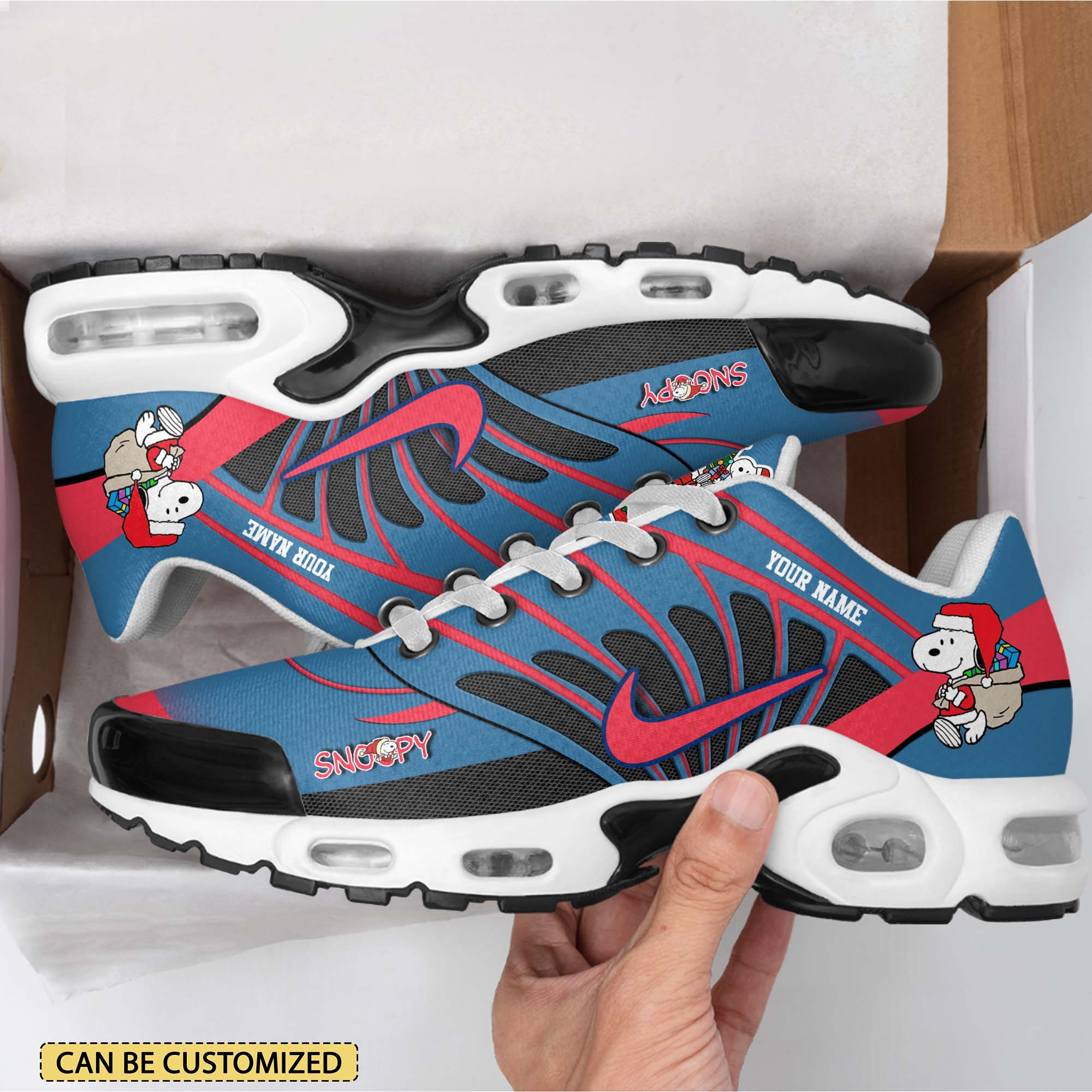 Ideafootwear Snoopy x Christmas TN Shoes Sneakers For Men And Women