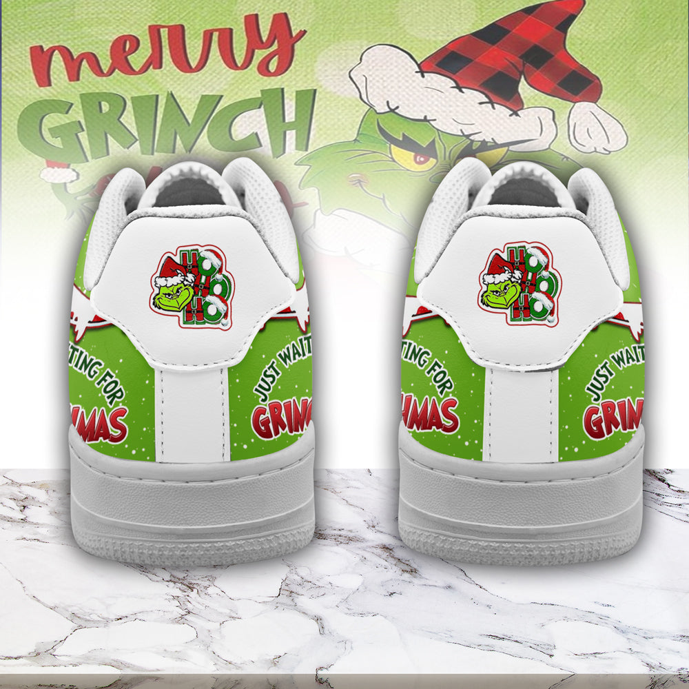 Ideafootwear The Grinch x Christmas Air Low-Top Sneakers Shoes For Men And Women 3