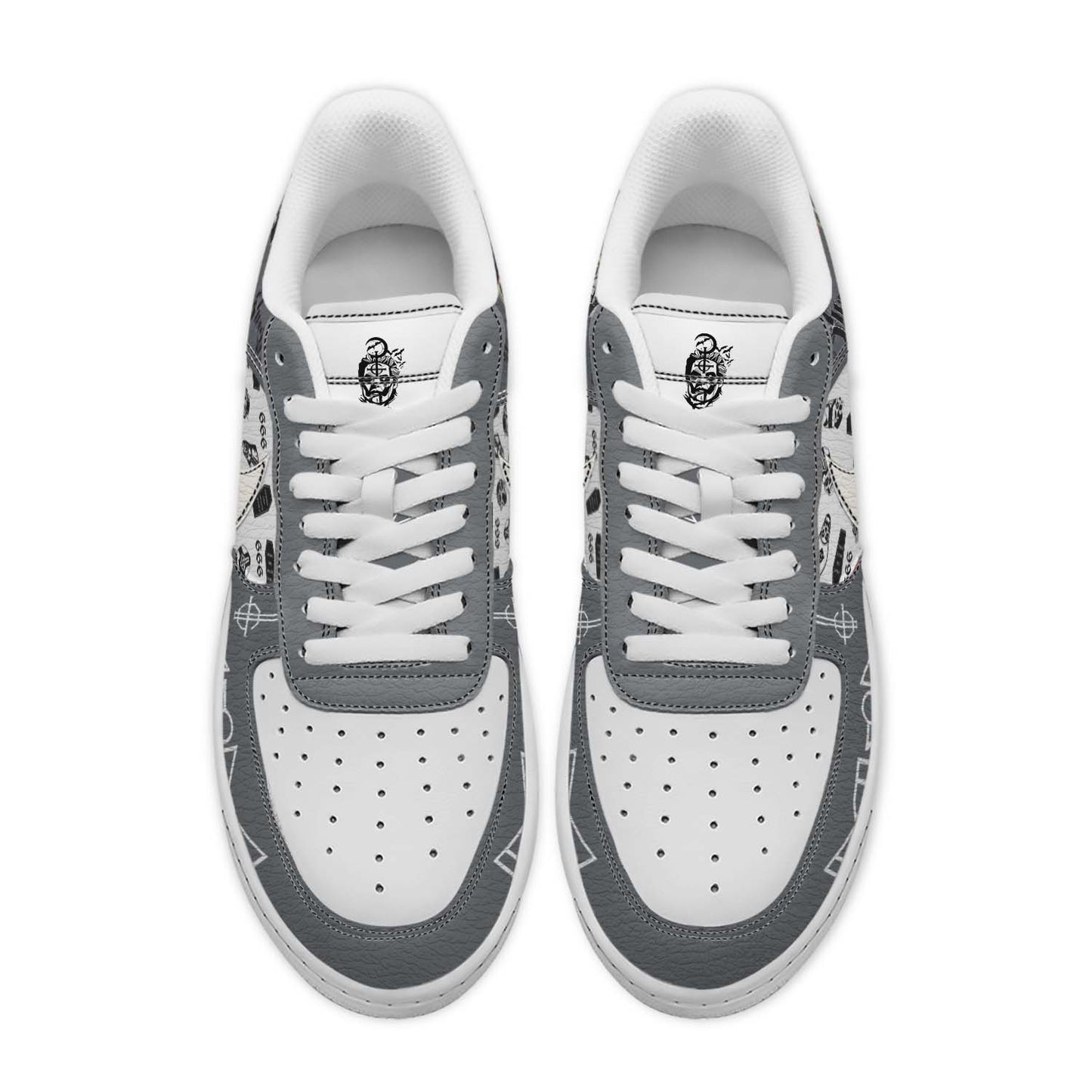 Gleammerch Ghost Band x Christmas Air Low-Top Sneakers Shoes For Men And Women