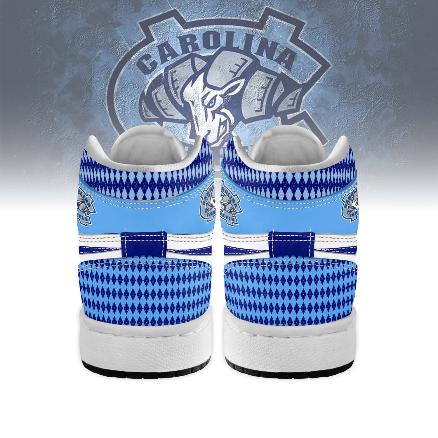 Ideafootwear North Carolina Tar Heels AJ1 High Sneakers Shoes For Men And Women