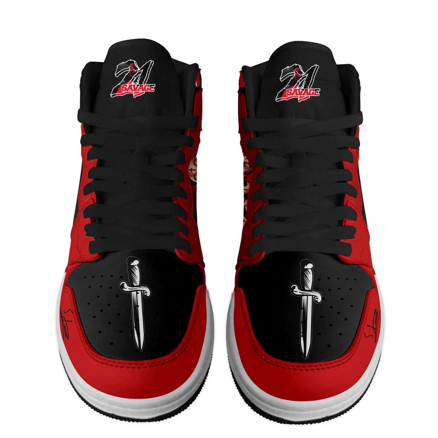 Ideafootwear 21 Savage AJ1 High Sneakers Shoes For Men And Women 1