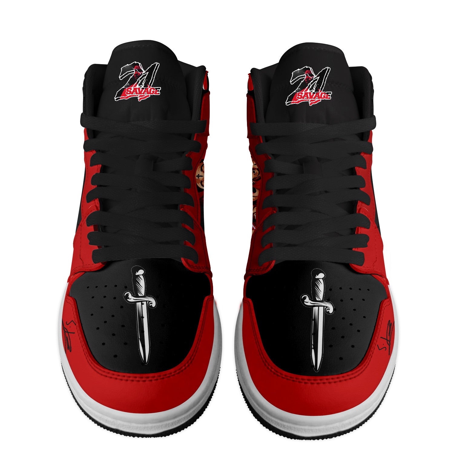 Ideafootwear 21 Savage AJ1 High Sneakers Shoes For Men And Women 1