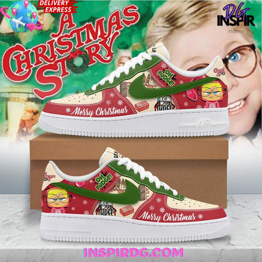 Ideafootwear A Christmas Story Air Low-Top Sneakers Shoes For Men And Women 2
