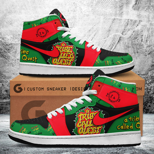Ideafootwear A Tribe Called Quest AJ1 High Sneakers Shoes For Men And Women 3