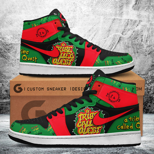 Ideafootwear A Tribe Called Quest AJ1 High Sneakers Shoes For Men And Women 1