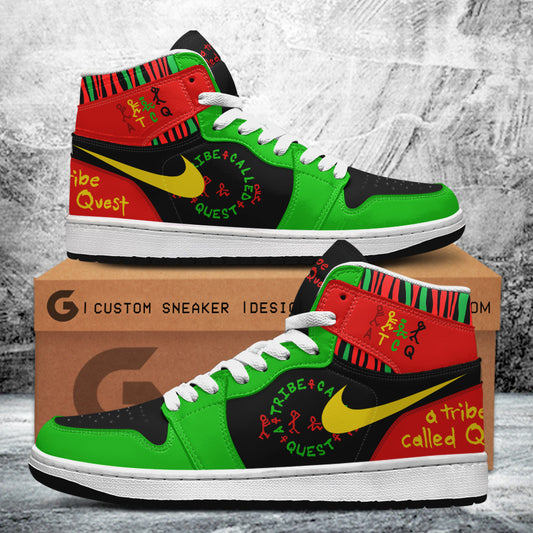 Ideafootwear A Tribe Called Quest AJ1 High Sneakers Shoes For Men And Women 2