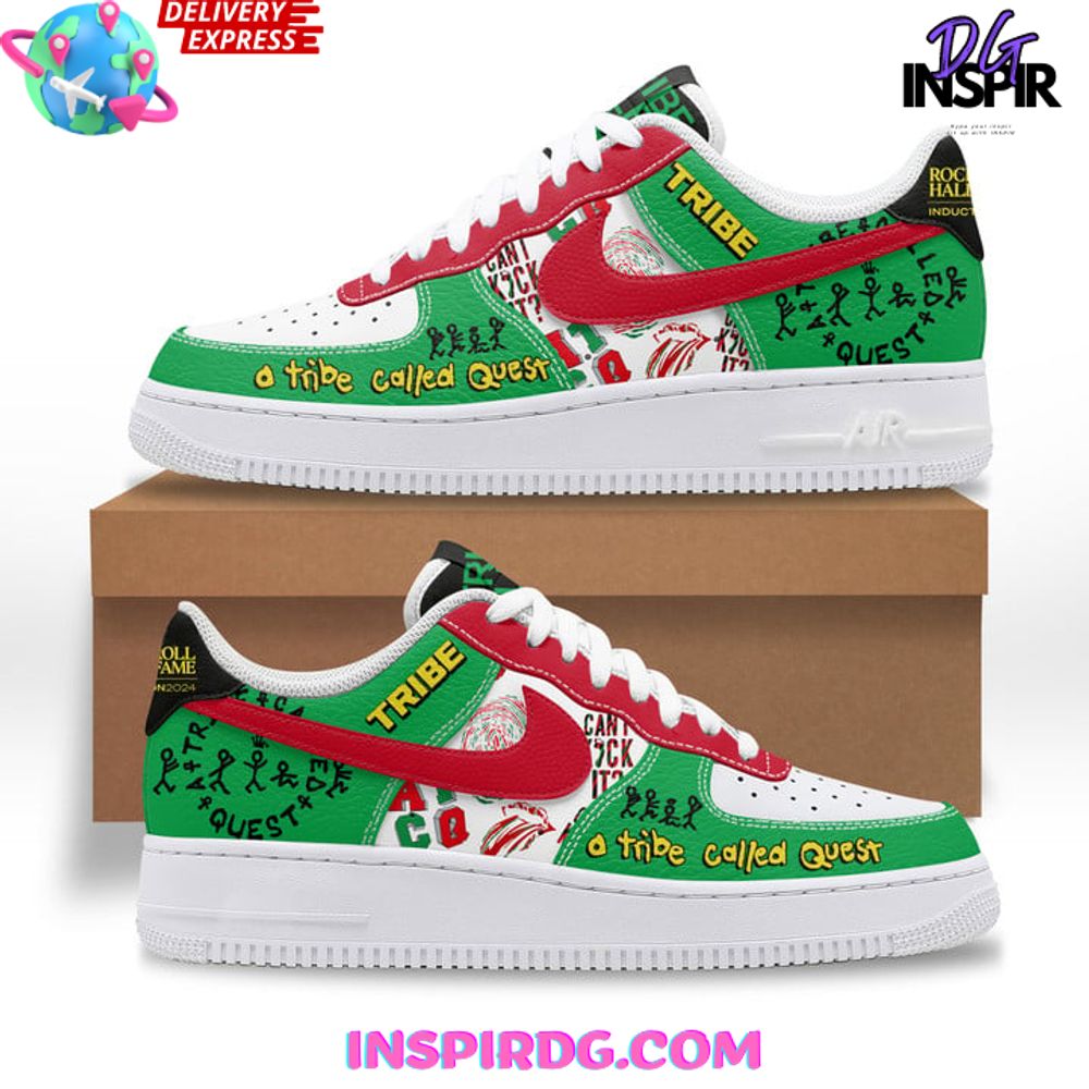 Ideafootwear A Tribe Called Quest Rock &amp; Roll Hall of Fame Air Low-Top Sneakers Shoes For Men And Women 1