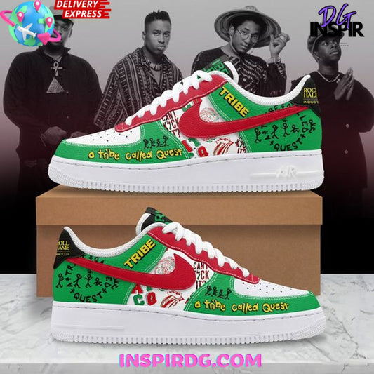 Ideafootwear A Tribe Called Quest Rock &amp; Roll Hall of Fame Air Low-Top Sneakers Shoes For Men And Women 1