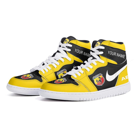 Ideafootwear Abarth AJ1 High Sneakers Shoes For Men And Women 1