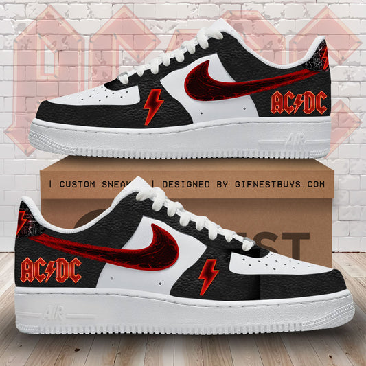 Ideafootwear AC/DC Air Low-Top Sneakers Shoes For Men And Women 1