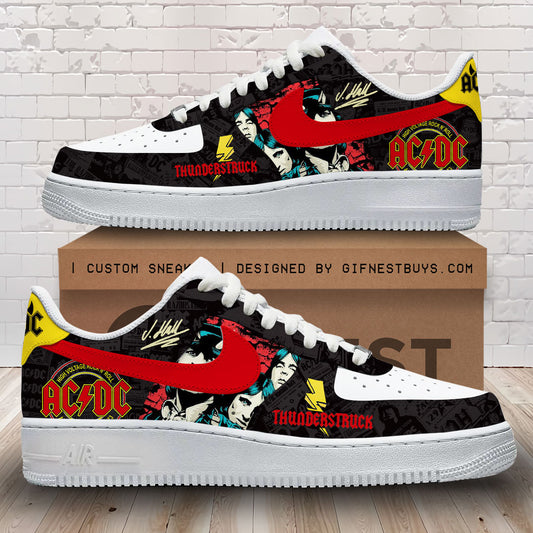 Ideafootwear AC/DC Air Low-Top Sneakers Shoes For Men And Women 2