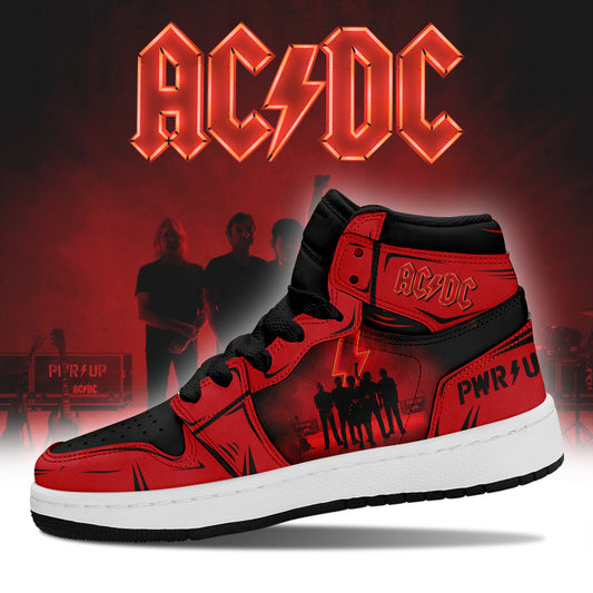 Ideafootwear AC/DC AJ1 High Sneakers Shoes For Men And Women 6