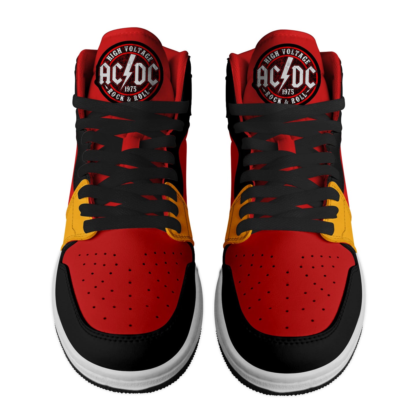 Ideafootwear AC/DC AJ1 High Sneakers Shoes For Men And Women 9