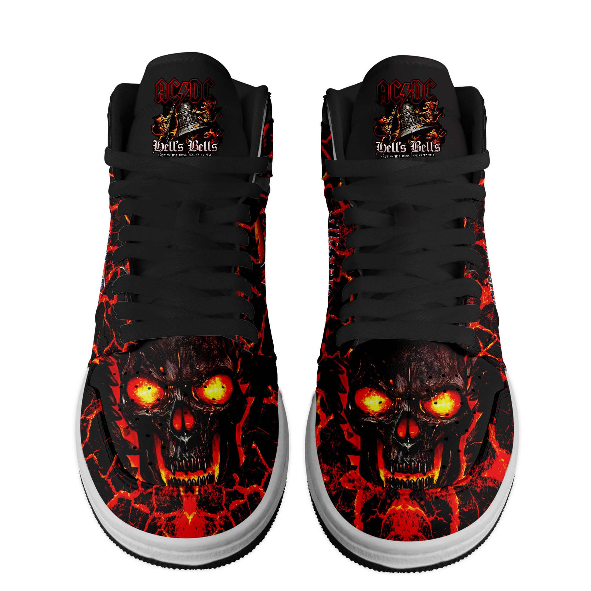Ideafootwear AC/DC AJ1 High Sneakers Shoes For Men And Women 10
