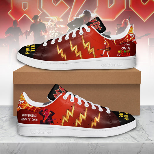 Ideafootwear AC/DC Skate Stan Shoes Sneakes For Men And Women 1