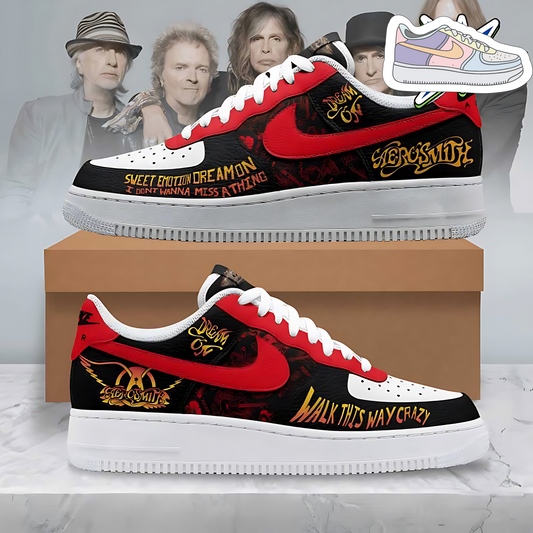 Ideafootwear Aerosmith Air Low-Top Sneakers Shoes For Men And Women 4