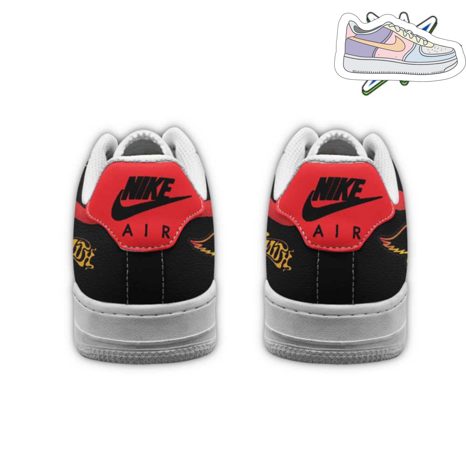 Ideafootwear Aerosmith Air Low-Top Sneakers Shoes For Men And Women 4