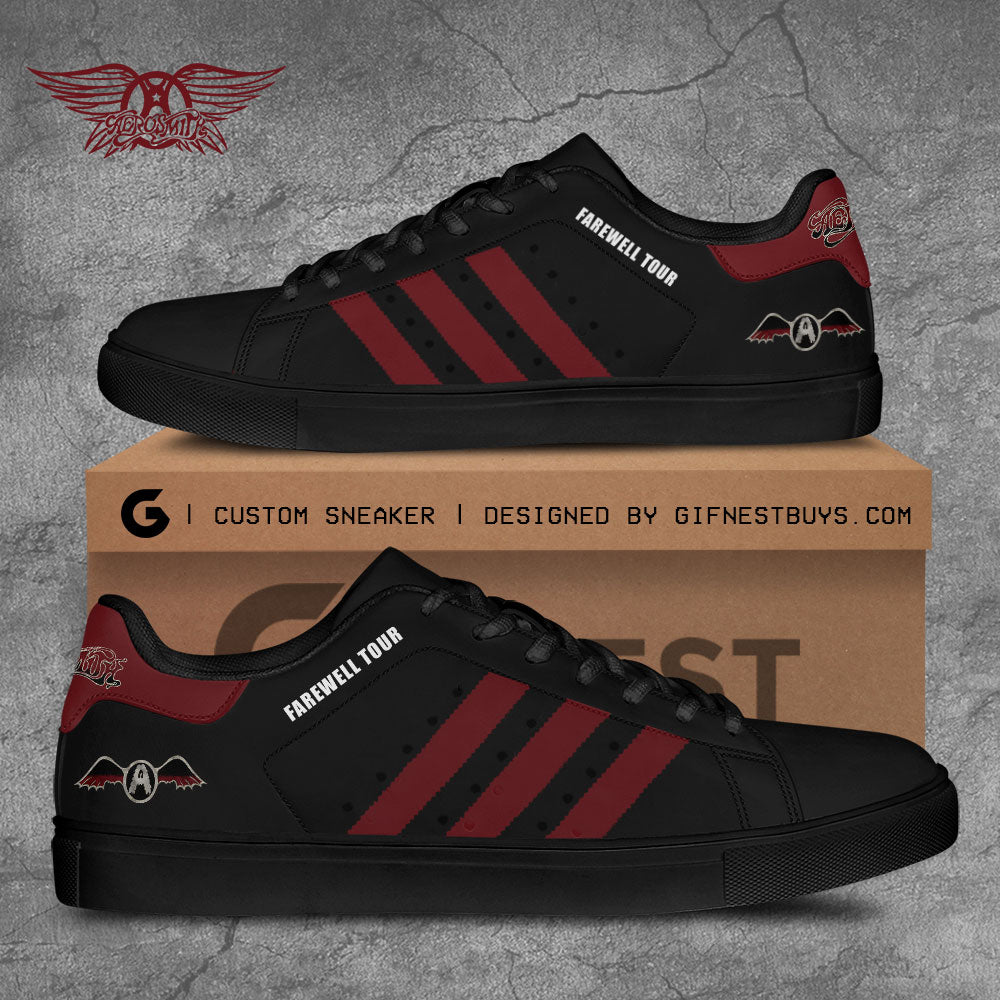 Ideafootwear Aerosmith Skate Stan Shoes Sneakes For Men And Women 5