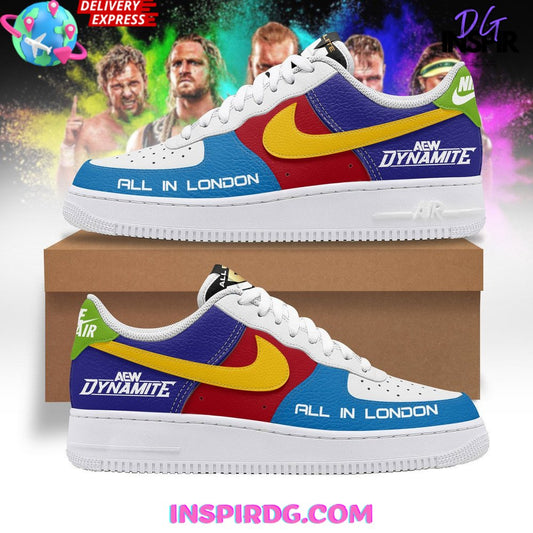 Ideafootwear AEW Dynamite All In London Air Low-Top Sneakers Shoes For Men And Women 1