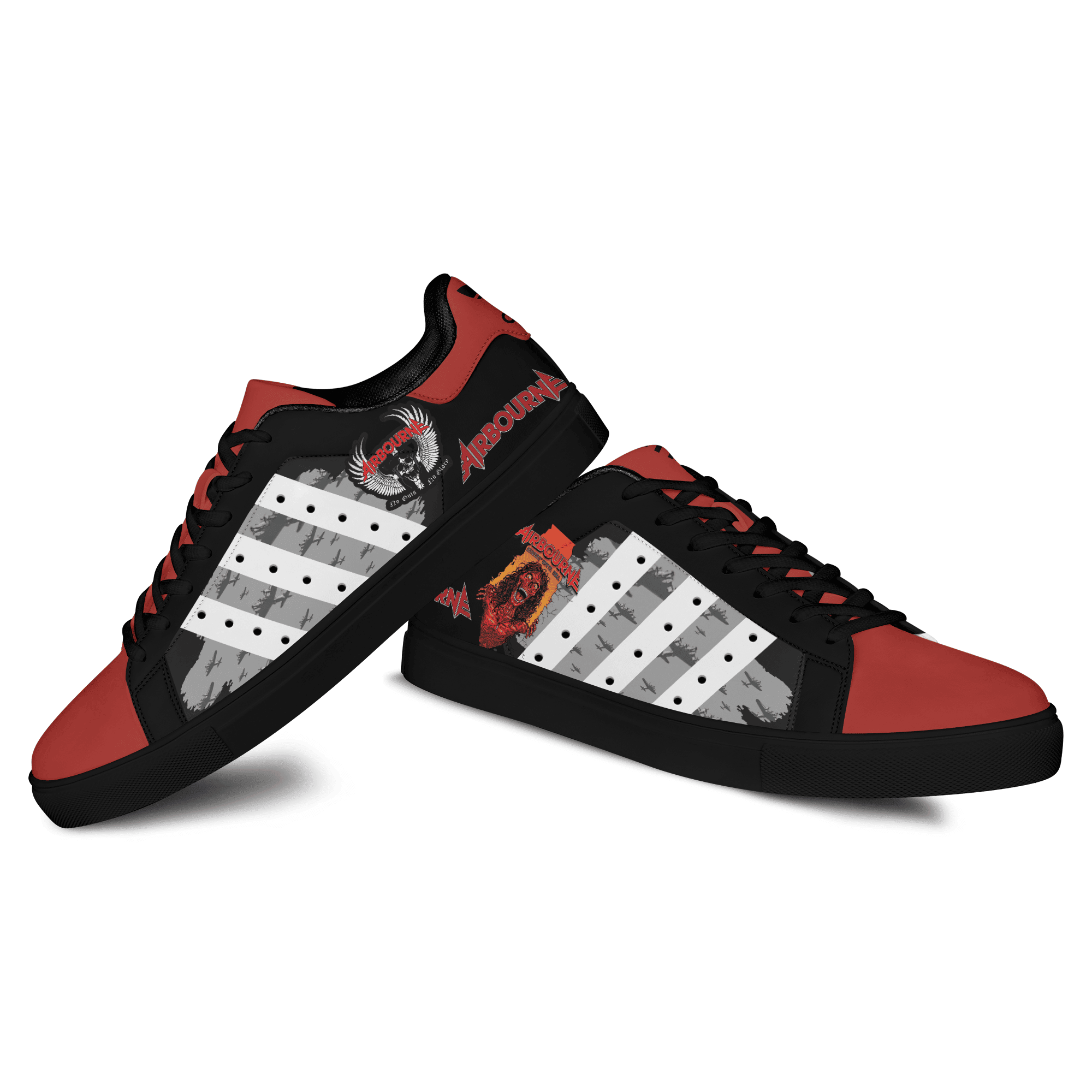 Ideafootwear Airbourne Skate Stan Shoes Sneakes For Men And Women  1