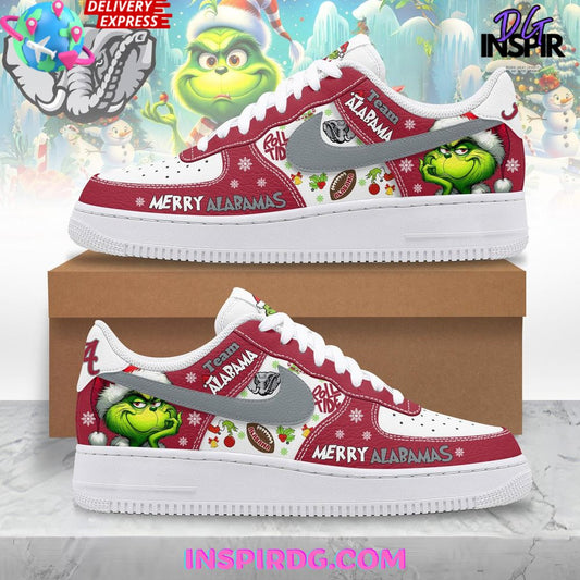 Ideafootwear Alabama Crimson Tide Air Low-Top Sneakers Shoes For Men And Women 5