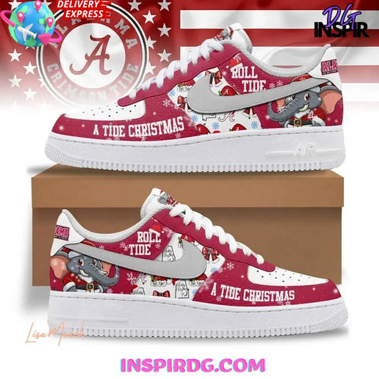 Ideafootwear Alabama Crimson Tide Air Low-Top Sneakers Shoes For Men And Women 4