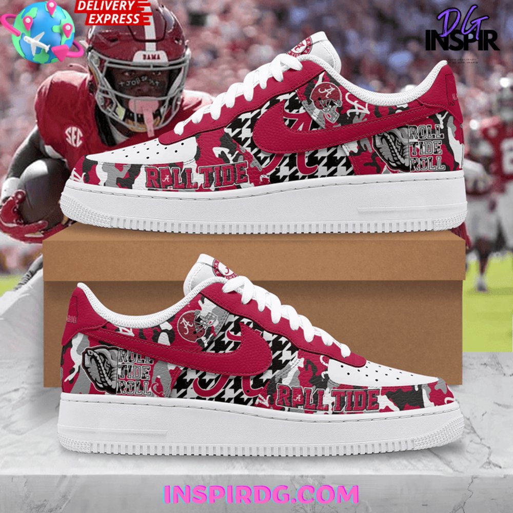 Ideafootwear Alabama Crimson Tide Air Low-Top Sneakers Shoes For Men And Women 9